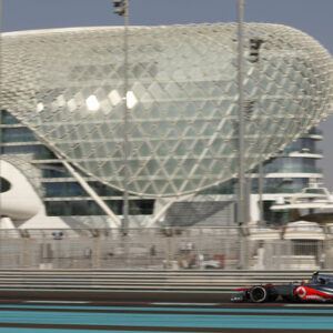 Lewis Hamilton at Abu Dhabi GP