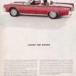 1962 Lincoln ad