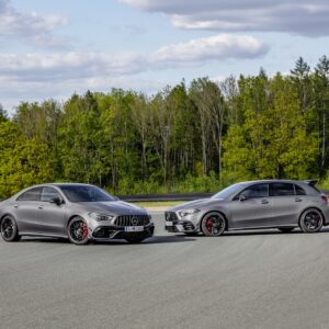 Mercedes-AMG A 45 S 4MATIC+ und CLA 45 S 4MATIC+ (2019)Mercedes-AMG A 45 S 4MATIC+ and CLA 45 S 4MATIC+ (2019)