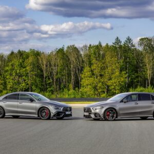 Mercedes-AMG A 45 S 4MATIC+ und CLA 45 S 4MATIC+ (2019)Mercedes-AMG A 45 S 4MATIC+ and CLA 45 S 4MATIC+ (2019)