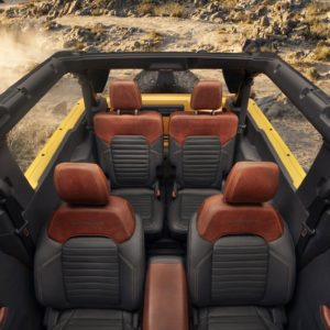 2021 Bronco Interior