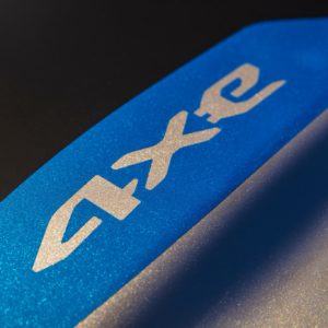 The 4xe logo on the hood of the 2021 Jeep® Wrangler lets the bod