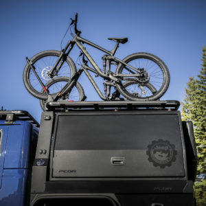 On top of the rack structure of the Jeep Top Dog Concept, a dual