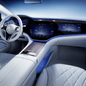 Mercedes-EQ, EQS, Interieur, MBUX Hyperscreen

Mercedes-EQ, EQS, Interior, MBUX Hyperscreen