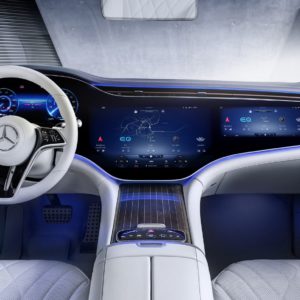 Mercedes-EQ, EQS, Interieur, MBUX Hyperscreen

Mercedes-EQ, EQS, Interior, MBUX Hyperscreen