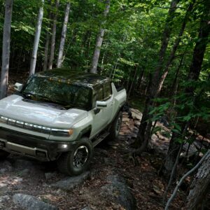 The 2022 GMC HUMMER EV is designed to be an off-road beast, with