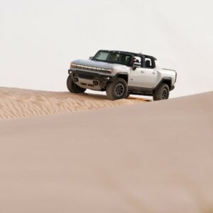 The GMC HUMMER EV is designed to be an off-road beast, with all-