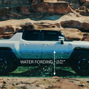 The GMC HUMMER EV is designed to be an off-road beast, with all-