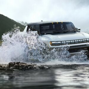 The GMC HUMMER EV is designed to be an off-road beast, with all-