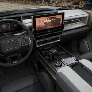 The 2022 GMC HUMMER EV’s design visually communicates extreme